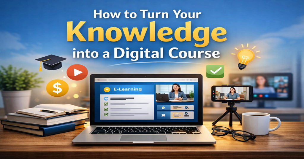 knowledge into a digital course